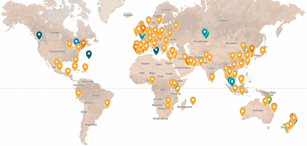 Delivering content to 75 countries worldwide Delivering content to 75 countries worldwide